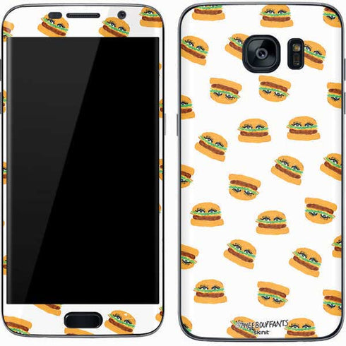 Bouffants and Broken Hearts Cute Burgers Galaxy S7 Skin