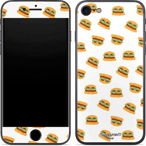 Bouffants and Broken Hearts Cute Burgers iPhone 7 Skin
