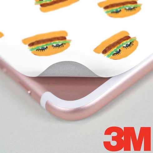 Bouffants and Broken Hearts Cute Burgers iPhone 7 Skin