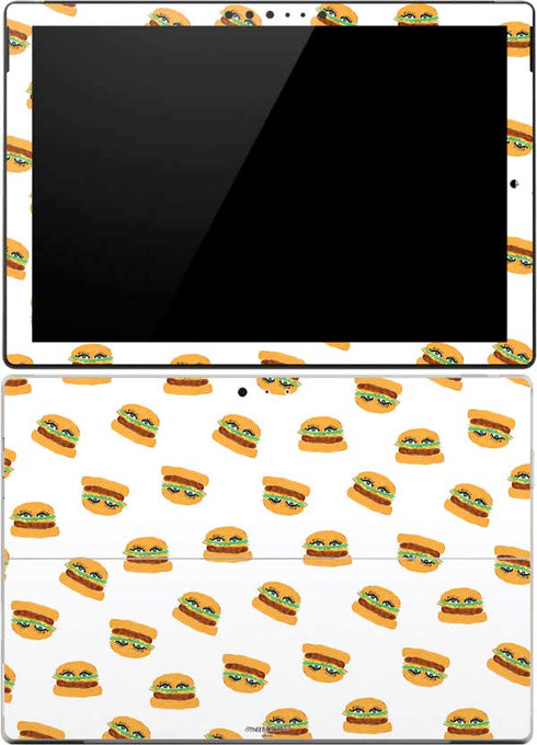 Bouffants and Broken Hearts Cute Burgers Surface Pro (2017) Skin