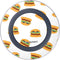 Bouffants and Broken Hearts Cute Burgers Wireless Charger Skin