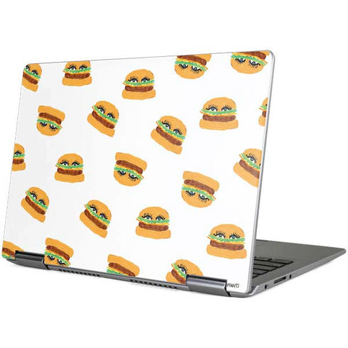 Bouffants and Broken Hearts Cute Burgers Yoga 710 14in Skin