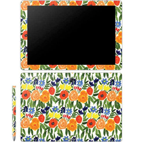 Bouffants and Broken Hearts Garden 6 Galaxy Book 12in Skin