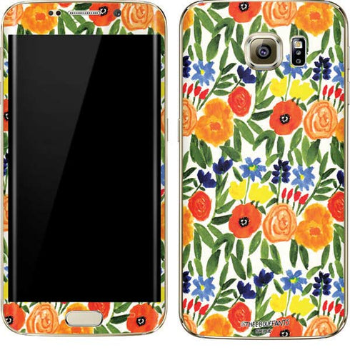 Bouffants and Broken Hearts Garden 6 Galaxy S7 Edge Skin