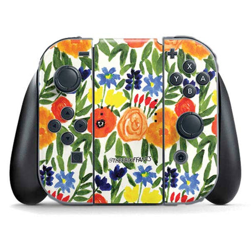 Bouffants and Broken Hearts Garden 6 Nintendo Switch (2017-2021) Joy-Con Controller Skin