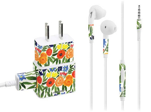 Bouffants and Broken Hearts Garden 6 Phone Charger Skin