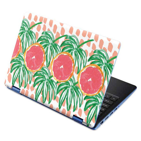 Bouffants and Broken Hearts Graphic Grapefruit Aspire R11 11.6in Skin