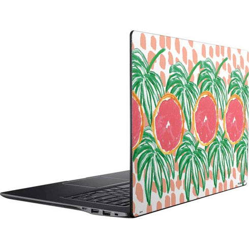 Bouffants and Broken Hearts Graphic Grapefruit Ativ Book 9 (15.6in 2014) Skin