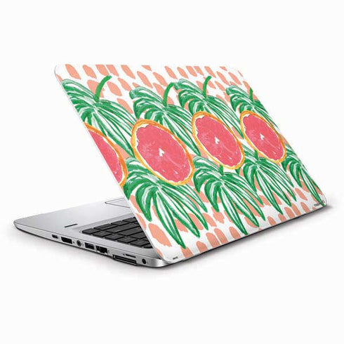 Bouffants and Broken Hearts Graphic Grapefruit HP Elitebook Skin