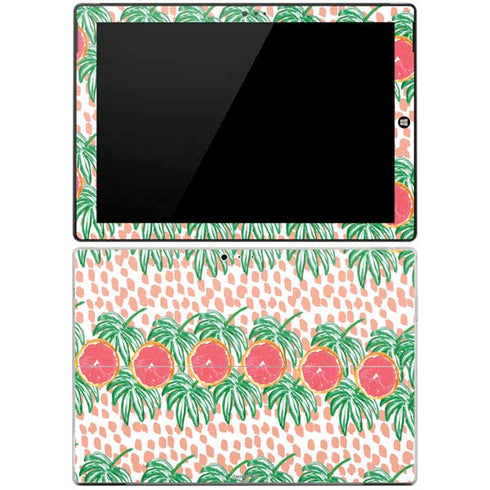 Bouffants and Broken Hearts Graphic Grapefruit Surface Pro 3 Skin