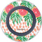 Bouffants and Broken Hearts Graphic Grapefruit Wireless Charger Skin