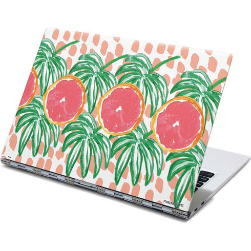 Bouffants and Broken Hearts Graphic Grapefruit Yoga 910 2-in-1 14in Touch-Screen Skin