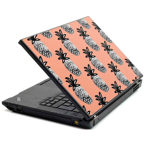 Bouffants and Broken Hearts Gray Scale Pineapple Lenovo T420 Skin