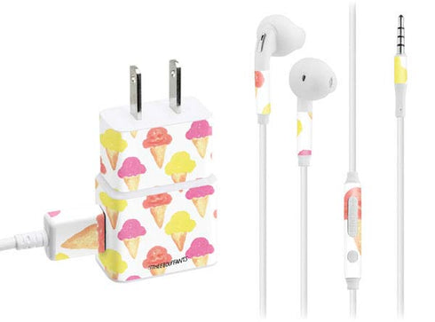 Bouffants and Broken Hearts Ice Cream Phone Charger Skin