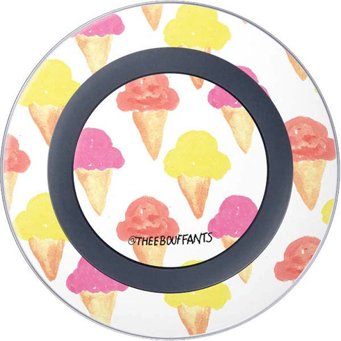 Bouffants and Broken Hearts Ice Cream Wireless Charger Skin