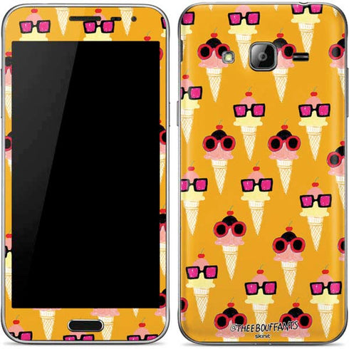 Bouffants and Broken Hearts Ice Cream with Shades Galaxy J3 Skin