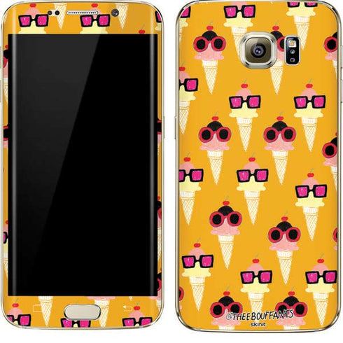 Bouffants and Broken Hearts Ice Cream with Shades Galaxy S7 Edge Skin