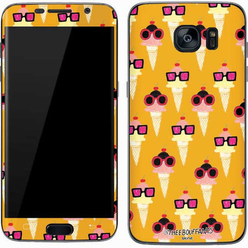 Bouffants and Broken Hearts Ice Cream with Shades Galaxy S7 Skin