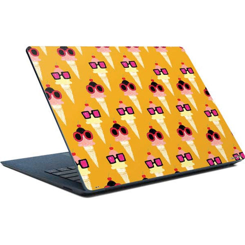 Bouffants and Broken Hearts Ice Cream with Shades Surface Laptop Skin