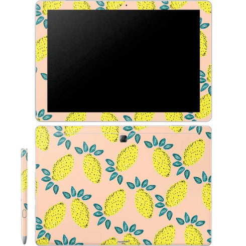 Bouffants and Broken Hearts Lemon Party Galaxy Book 12in Skin
