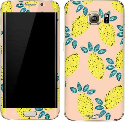 Bouffants and Broken Hearts Lemon Party Galaxy S7 Edge Skin