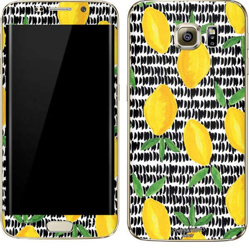 Bouffants and Broken Hearts Lemons 2 Galaxy S7 Edge Skin