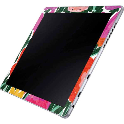 Bouffants and Broken Hearts Painterly Garden Galaxy Book 12in Skin