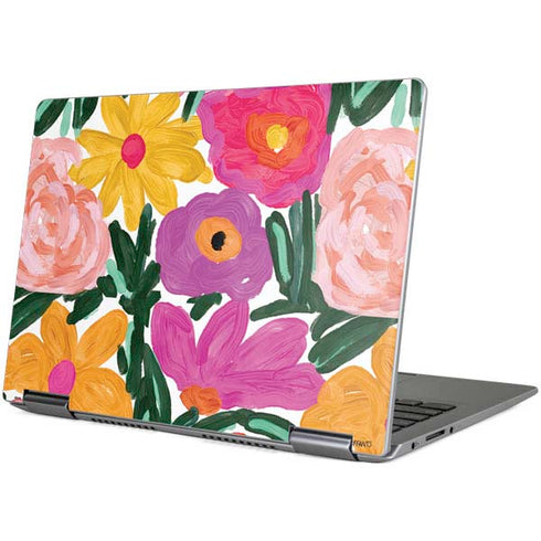 Bouffants and Broken Hearts Painterly Garden Yoga 710 14in Skin