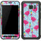 Bouffants and Broken Hearts Party Flamingos Galaxy S7 Active Skin