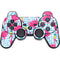 Bouffants and Broken Hearts Party Flamingos PS3 Dual Shock wireless controller Skin
