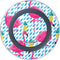 Bouffants and Broken Hearts Party Flamingos Wireless Charger Skin