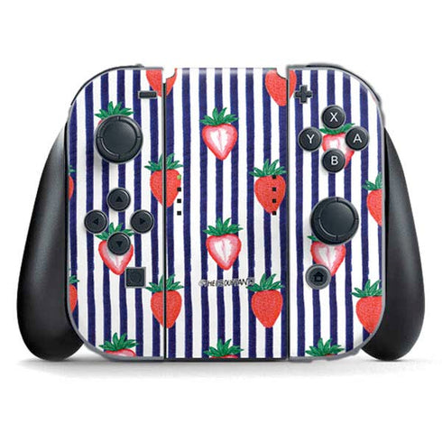 Bouffants and Broken Hearts Strawberries and Stripes Nintendo Skins