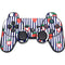 Bouffants and Broken Hearts Strawberries and Stripes PS3 Dual Shock wireless controller Skin