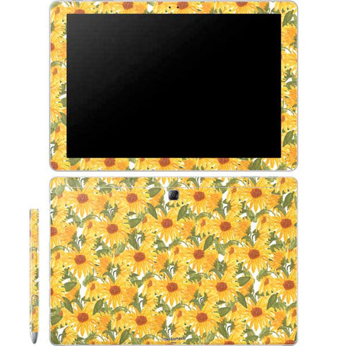 Bouffants and Broken Hearts Sunflowers Galaxy Book 12in Skin