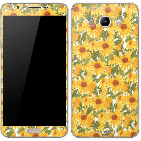 Bouffants and Broken Hearts Sunflowers Galaxy J7 Skin