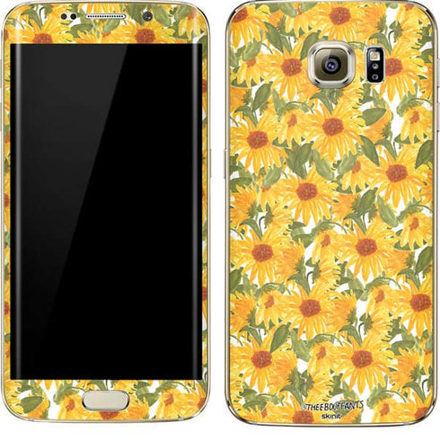 Bouffants and Broken Hearts Sunflowers Galaxy S7 Edge Skin