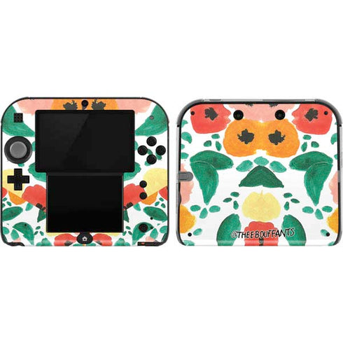 Bouffants and Broken Hearts Geometric Flowers Nintendo 2DS Skin