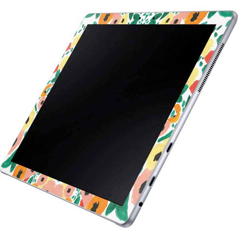 Bouffants and Broken Hearts Geometric Flowers Galaxy Book 12in Skin