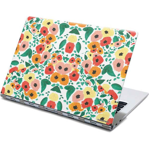 Bouffants and Broken Hearts Geometric Flowers Yoga 910 2-in-1 14in Touch-Screen Skin