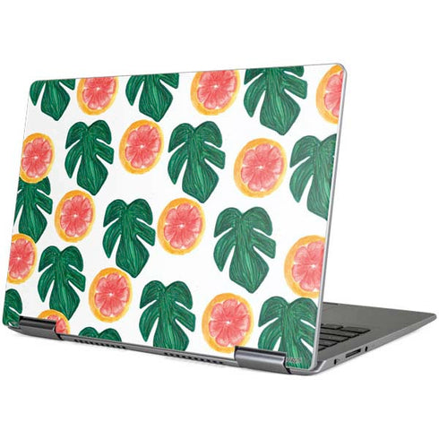 Bouffants and Broken Hearts Tropical Leaves and Citrus Yoga 710 14in Skin