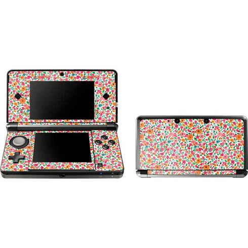 Bouffants and Broken Hearts Watercolor Floral 3DS (2011) Skin