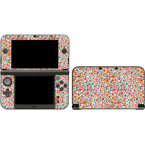 Bouffants and Broken Hearts Watercolor Floral Nintendo Skins