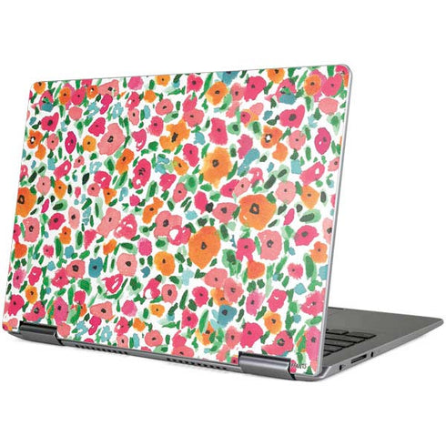 Bouffants and Broken Hearts Watercolor Floral Yoga 710 14in Skin