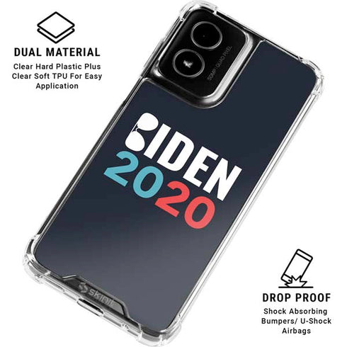 Biden 2020 Moto G Power 5G (2024) Clear Case