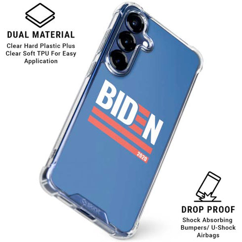 Biden Political Galaxy S25 Plus Clear Case