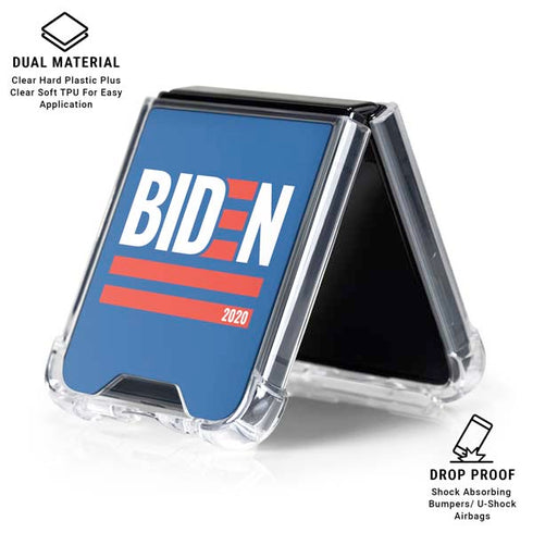 Biden Political Galaxy Z Flip6 Clear Case