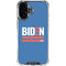 Biden Political iPhone 16 Plus Clear Case