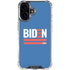 Biden Political iPhone 16 Plus Clear Case