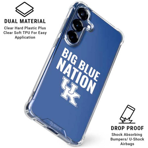 University of Kentucky Big Blue Nation Galaxy S25 Clear Case