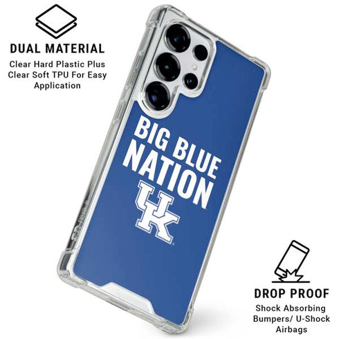 University of Kentucky Big Blue Nation Galaxy S25 Ultra Clear Case